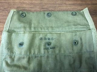 Vintage Rare WWI P.  B.  &C 1918 U.  S.  Military Collectible Field Gear Pouch 8