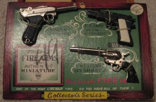 Vintage Marx Linemar Miniature Guns 60 