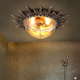 Led Lighting Glass Sushine Chandelier Lamp Vintage Loft Ceiling Light Fixtures