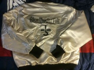 Blue Oyster Cult Ampex 1980s Promo Satin Jacket Vg M Rare Spots Vtg Htf