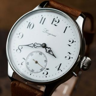 Longines Vintage Swiss Marriage Watch Mens Mechanical Rare WristWatch Antiques 2