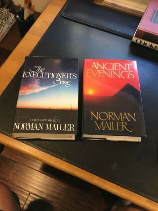 2 Norman Mailer Signed Hcdj The Executioner 