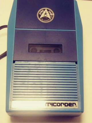 Vintage Star Trek Tricorder 1975 By Mego Cassette Tape Player Recorder