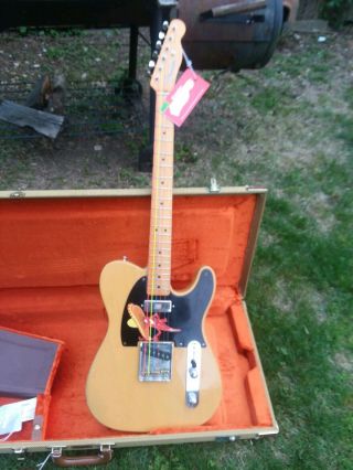 Fender Vintage Hot Rod ‘52 Telecaster Guitar Butterscotch Blond Usa Relic Nitro