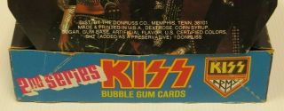 KISS VINTAGE DONRUSS SERIES SERIES II DISPLAY BOX,  2 PACKS - 1978 AUCOIN 5