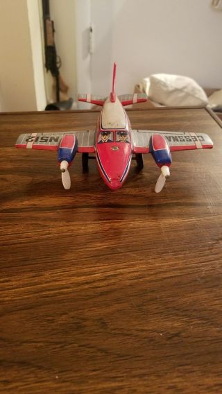 tin cessna n512 airplane toy 2