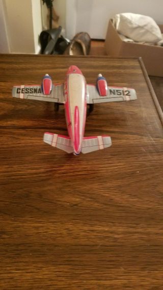 tin cessna n512 airplane toy 4