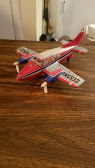 tin cessna n512 airplane toy 5