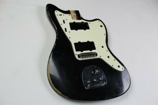 Mjt Official Custom Vintage Age Nitro Guitar Body By Mark Jenny Vtj Black 1piece