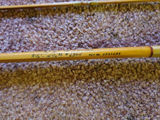 R.  L.  Winston 6895 hand made Bamboo Fly Rod 8 - 1/2ft 3 Piece With sock and case 6
