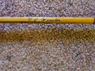 R.  L.  Winston 6895 hand made Bamboo Fly Rod 8 - 1/2ft 3 Piece With sock and case 7