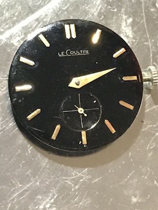 Vintage Lecoultre 480/cw Mens Watch Movement - Runs Strong