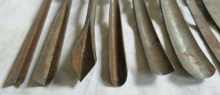 Addis Herring & Buck Carving Chisels/Gouges Vtg Old Antique Tool Estate 3