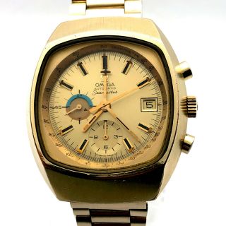 Vintage Omega Seamaster Jedi 176005 Automatic Cal1040 Plaque Chronograph Watch