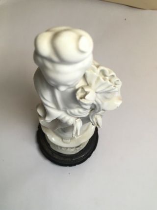 Vintage Blanc De Chine Signed 9” Statue Kwan - yin Goddess Of Mercy 8