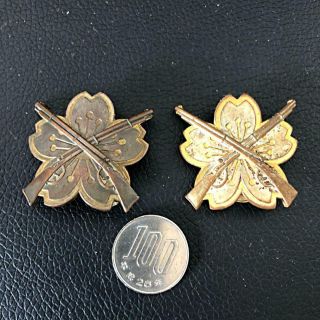 Ww2 Japanese Army Shooting Badge Medal 3rd Class And 1st Class 2 Set