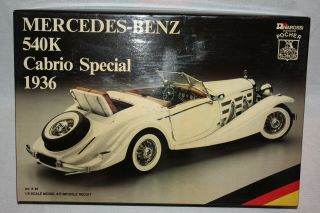 Pocher 1/8 Scale 1936 Mercedes Benz 540k Cabrio Special Model Car Kit