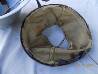 Vintage 1926 Aluminum Brodie Style Helmet US American Legion War Army 5