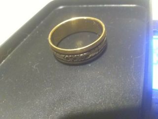 Vintage 14 kt Yellow Gold Ring 6.  2 Gram Size 10.  5 2