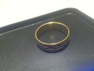 Vintage 14 kt Yellow Gold Ring 6.  2 Gram Size 10.  5 3