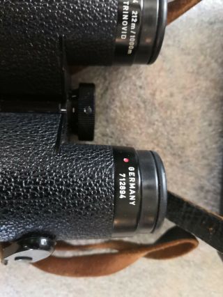 Vintage Rare 6x24 German Leitz trinovid Binoculars 212m/1000m 6