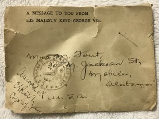 King George V: Letter to Soldiers of The United States1918 document 7