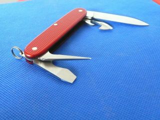 Victorinox Alox Red Old Cross Pioneer Swiss army knife 2 Layer EPM vintage 4