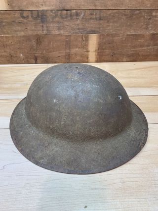 U.  S.  Ww1 M1917 Doughboy Helmet Stamped Hs389