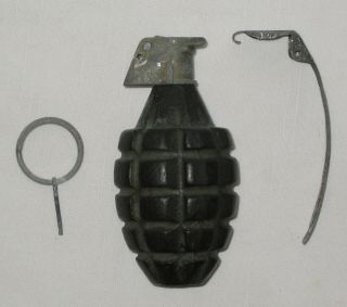 Dummy Paperweight WWII US Hand Grenade NON LETHAL PRACTICE 3
