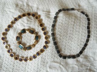 Vintage Holly Yashi Necklaces And Bracelet