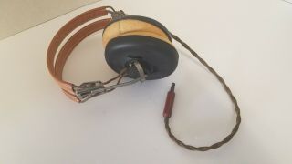 Vintage Military Navy Headset Receiver Ww2 Anb - H - 1 The Rola Company