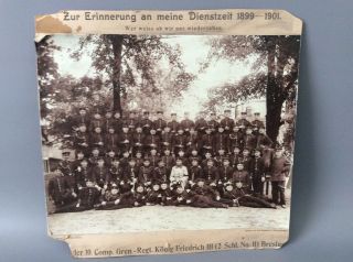 3 Antique German WWI Large CDV Photographs Breslau / Prussia / Military / Pickel 4