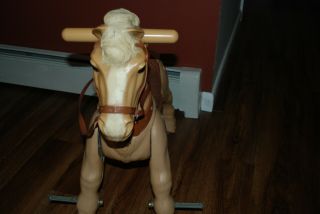 RARE Vintage Marvel the Mustang from Marx Ride On Pony Horse 2
