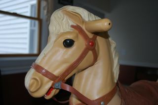 RARE Vintage Marvel the Mustang from Marx Ride On Pony Horse 7