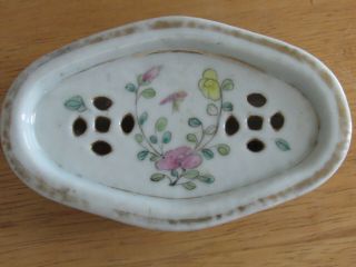 Vintage Chinese Painted Porcelain is handmade Cricket Cage Box 4