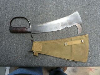 WWII US GI WOODMAN’S PAL MODEL 280 LC - 14 - B KNIFE W/ SHEATH - 3