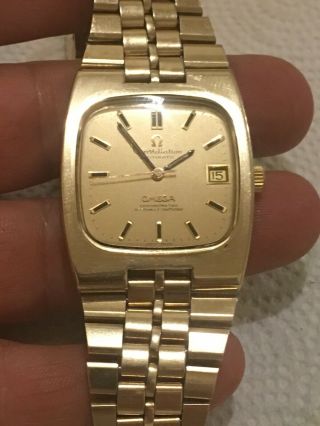 Vintage Omega Constellation Automatic Chronometer Certified All Omega Signed 14k