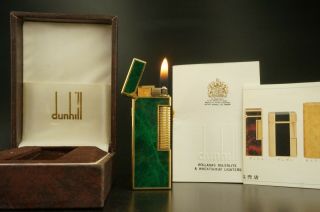 Dunhill Rollagas Lighter - Orings Vintage W/box A33