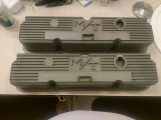 Ford 390 428 Fe Vintage M/t Valve Covers 103r - 56 Mickey Thompson