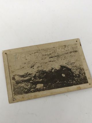 Wwi Aef Soldier Skeletal Photo Remains Of Dead German Soldier On Battlefield