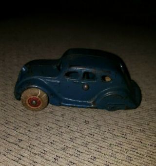 Vintage Arcade Cast Iron No 146 Toy Car With Rubber Tires