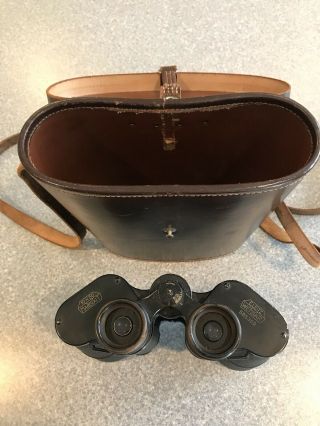 Binoculars E.  Leitz Wetzlar 10 X 50 Mardixit - German Wwii