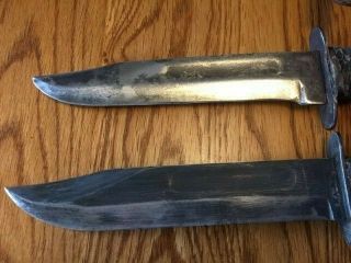 2 WW2 USMC Ka - Bar Fighting Knives 7