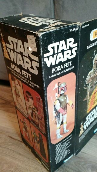 Vintage Star Wars BOBA FETT 12 inch w/ box insert Kenner 1979 9