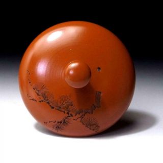 DK8: Vintage Japanese Pottery Sencha Tea pot,  Tokoname ware,  Japanese Short poem 8