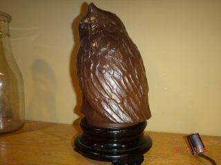 VINTAGE TIFFIN OWL LAMP 3