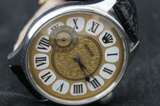 Luxury Vintage Men ' s Wristwatch Rolex Engraved movement,  Art Work 5