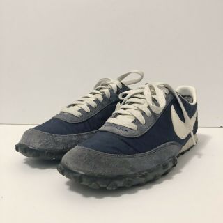 Sz.  9 2012 Nike Waffle Racer VTG J Crew OG Retro Navy QS LDV Trainer 316658 400 2