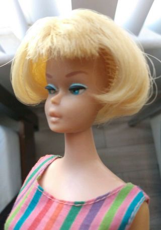 Vintage Pale Blonde American Girl Barbie 12