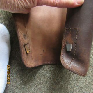 Antique U.  S.  Military leather puttees gaiters 3